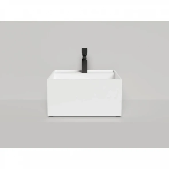 Раковина-чаша Salini S-Stone Armonia Square Top 02 130522TM 45x45 см, накладная, белый матовый