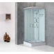 Душевая кабина 90x90x235 см BelBagno UNO-CAB-A-2-90-P-Cr-TOP текстурное стекло