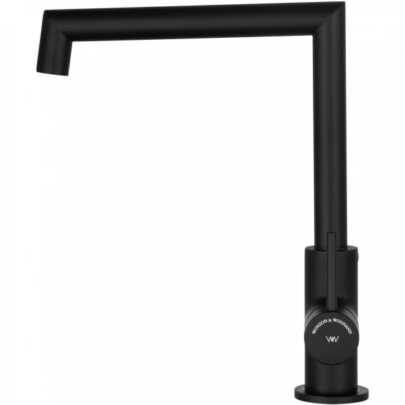 Смеситель для кухни Wonzon &amp; Woghand WW-L1005-MB черный матовый