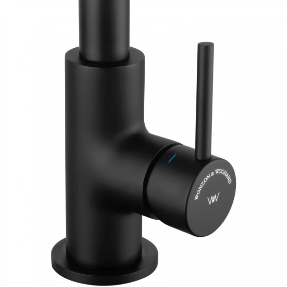 Смеситель для кухни Wonzon &amp; Woghand WW-L1005-MB черный матовый