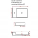 Раковина 60x38 см Artceram Scalino SCL003 05 00