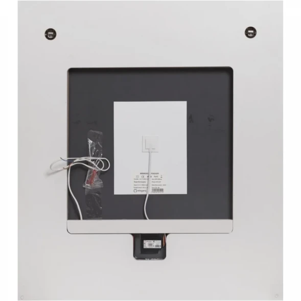 Зеркало Cezares Interni CZR-SPC-INT-800-900-LED-TCH-WARM-TIT 80x90 см, с LED-подсветкой, сенсорным выключателем, антизапотеванием, титан