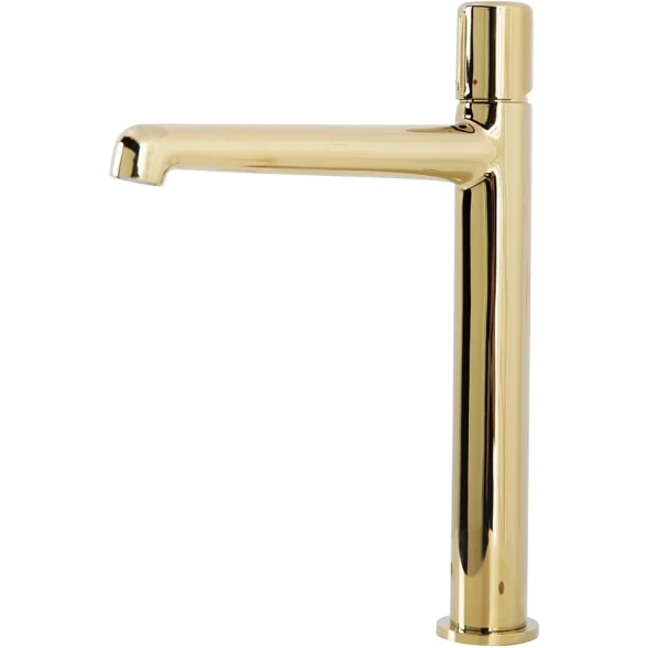Смеситель для раковины BelBagno Uno UNO-LMC-ORO-W0 без донного клапана, Золото