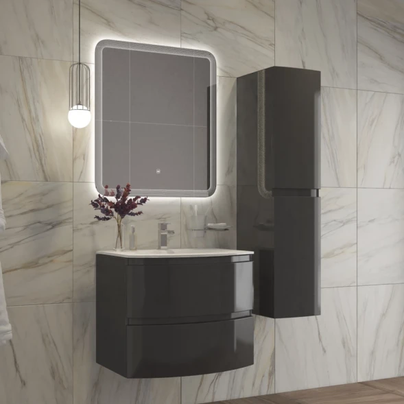 Зеркало 70x80 см Cezares Duet CZR-SPC-DUET-700-800-LED-TCH