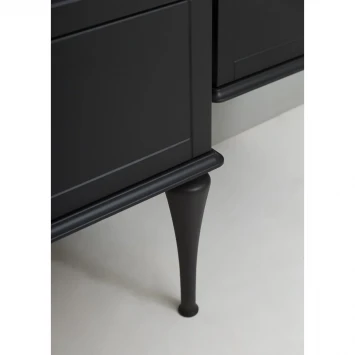 Тумба под раковину Cezares Tiffany 54955 123,6 см, подвесная, Nero Grafite