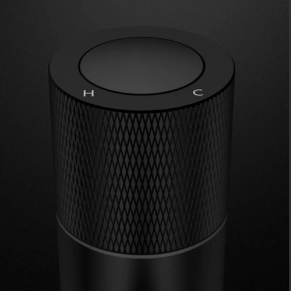 Смеситель для раковины Vincea Desire VBF-1D3MB без донного клапана, черный матовый