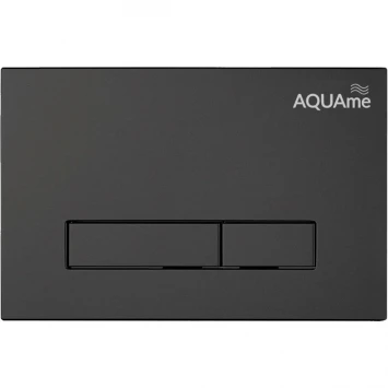 Кнопка смыва AQUAme AQM4103B для инсталляции, черный матовый