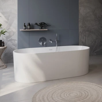 Акриловая ванна BelBagno BB705-1800-800 180x80 см, отдельностоящая, белый