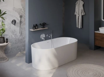 Акриловая ванна BelBagno BB705-1800-800 180x80 см, отдельностоящая, белый