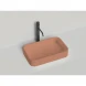 Раковина-чаша Salini S-Sense Callista 01 1101104GF3012 54,5x34,5 см, накладная, бежево-красный глянец