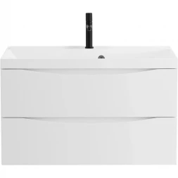 Тумба Bianco Lucido 89,6 см BelBagno Marino MARINO-900-2C-SO-BL-P
