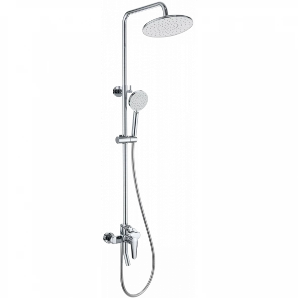 Душевая система Wonzon &amp; Woghand WW-B2168-A-CR 230 мм, со смесителем, хром