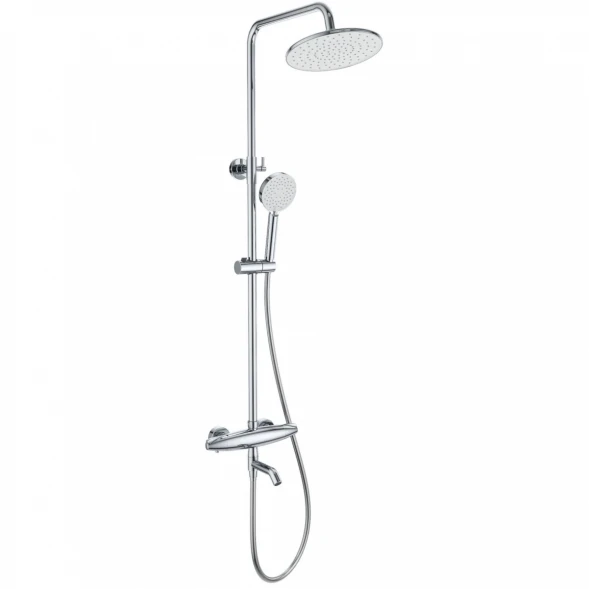 Душевая система Wonzon &amp; Woghand Capsule WW-B3031-A3-CR 230 мм, с термостатом, хром