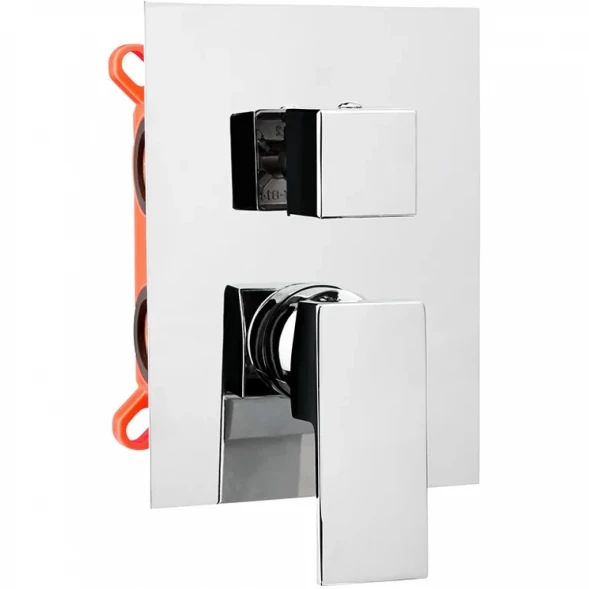 Смеситель для ванны AQG Bold 01BOL351CR встраиваемый, хром