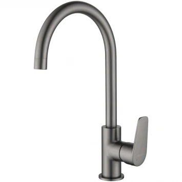 Смеситель для кухни Aquatek Бетта AQ1182BGM оружейная сталь матовый
