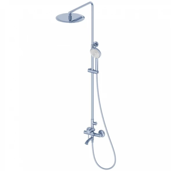 Душевая система Wonzon &amp; Woghand Tor WW-88047073-CR 300 мм, со смесителем, хром