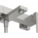 Смеситель для ванны Cezares Slider SLIDER-VD-IN с душевым гарнитуром, сатин