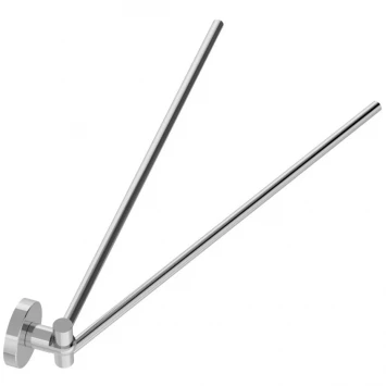Полотенцедержатель Cezares Relax RELAX-THD-S-01 40,8 см, поворотный, двойной, хром