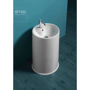 Раковина напольная 51x51 см Simas Lavabi d'arredo GTEbi*1