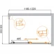 Душевой уголок Cezares Molveno MOLVENO-AH-11-120/90-P-Cr 120x90 см, профиль хром, стекло текстурное