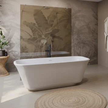 Акриловая ванна BelBagno Due BB702-1700-800-K 170x80 см, отдельностоящая, белый