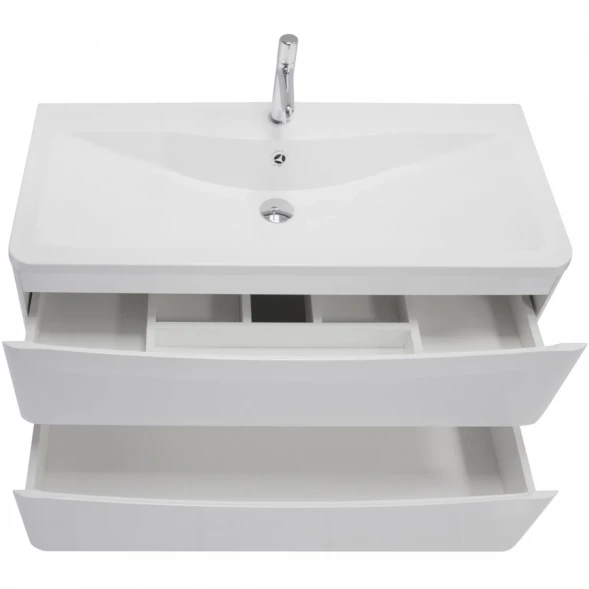 Тумба Bianco Lucido 89,6 см BelBagno Acqua ACQUA-900-2C-SO-BL