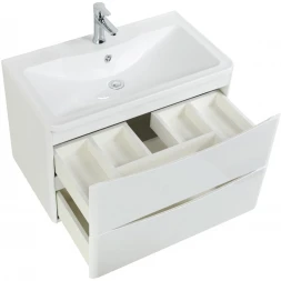 Тумба Bianco Lucido 89,6 см BelBagno Acqua ACQUA-900-2C-SO-BL