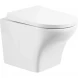 Унитаз подвесной BelBagno Kraft BB064CHR безободковый, белый