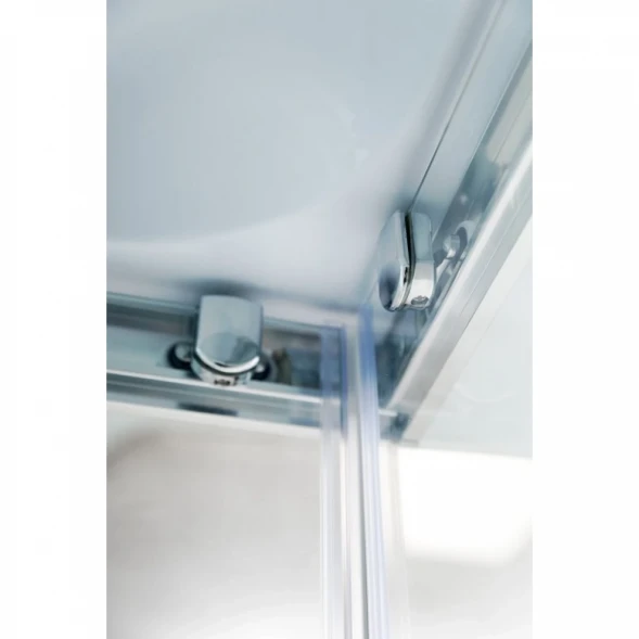 Душевая кабина 80x80x235 см BelBagno UNO-CAB-A-2-80-P-Cr-TOP текстурное стекло