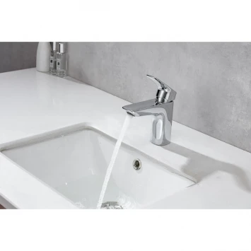 Смеситель для раковины Aquatek Вега AQ1011CR с донным клапаном, хром