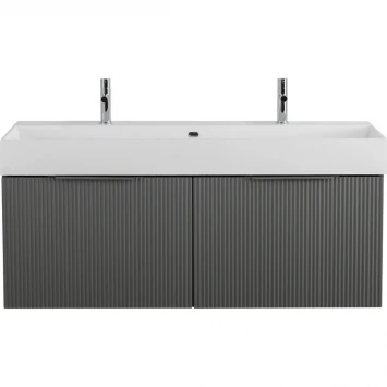 Тумба под раковину Cezares Premium 55449 120,4 см, подвесная, Plisse Grigio Nuvola