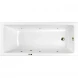Акриловая гидромассажная ванна 149,5x70 см Whitecross Wave Slim 0111.150070.100.SOFT.BR