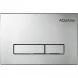 Кнопка смыва AQUAme AQM4103S для инсталляции, сатин