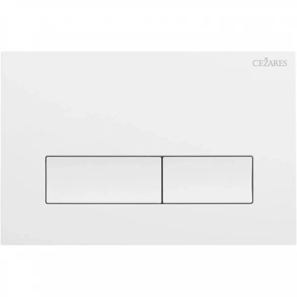 Кнопка смыва Cezares Slider SLIDER-BTN-BL для инсталляции, белый глянец