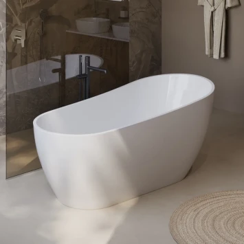 Акриловая ванна BelBagno BB704-1700-800-K 170x80 см, отдельностоящая, белый