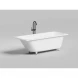 Ванна из литьевого мрамора Salini S-Stone Orlanda Kit 102127M 170,4x75 см, белый матовый