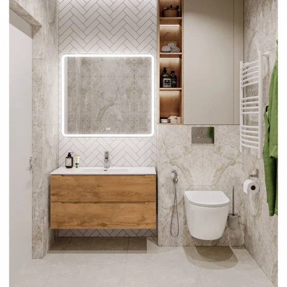 Тумба Rovere Nature 89,6 см BelBagno Etna ETNA-900-2C-SO-RN-P