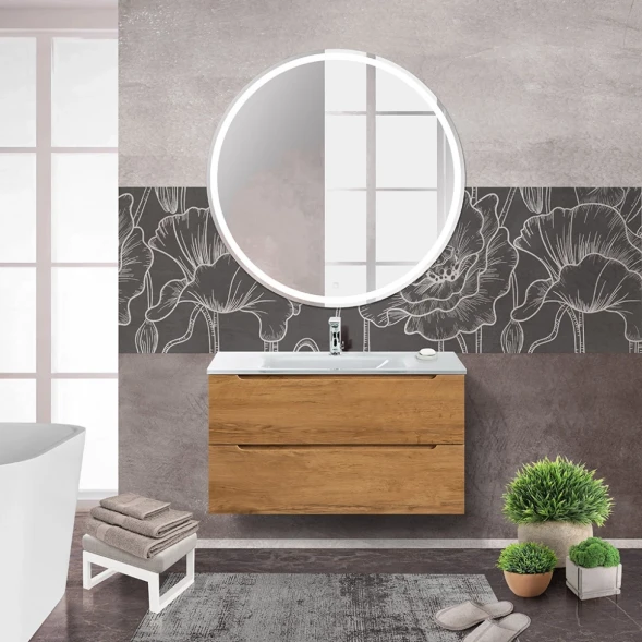 Тумба Rovere Nature 89,6 см BelBagno Etna ETNA-900-2C-SO-RN-P
