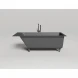 Ванна из литьевого мрамора Salini S-Stone Cascata Kit 104823MF 170x70 см, покраска по RAL матовый полностью