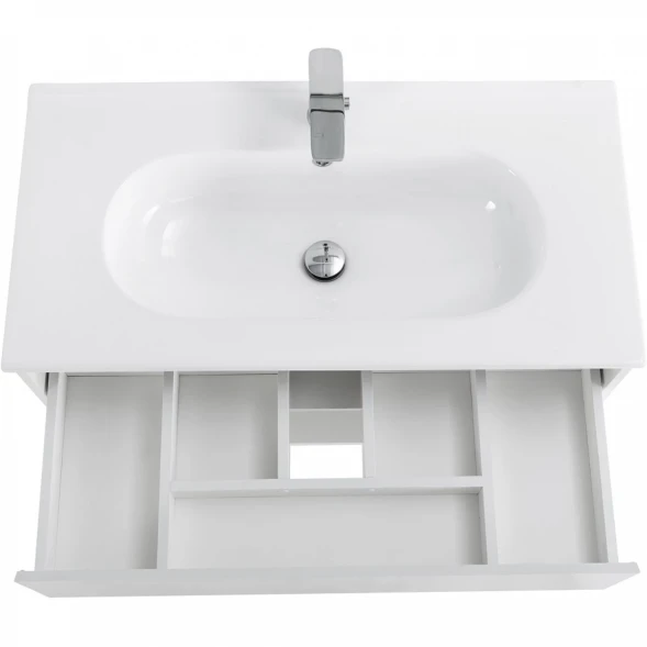 Тумба Bianco Opaco 100 см BelBagno Kraft KRAFT-1000-1C-SO-BO