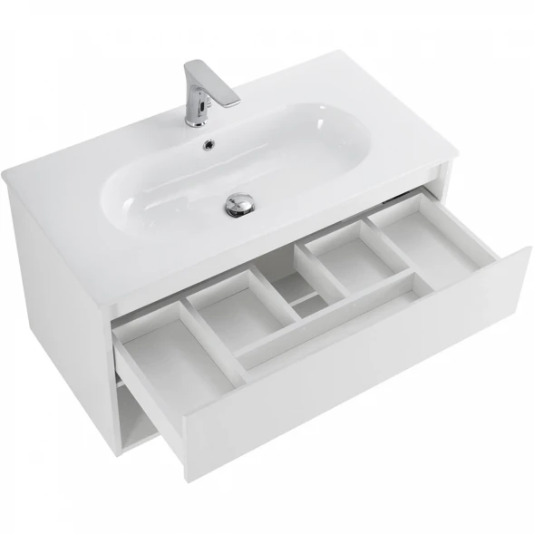 Тумба Bianco Opaco 100 см BelBagno Kraft KRAFT-1000-1C-SO-BO