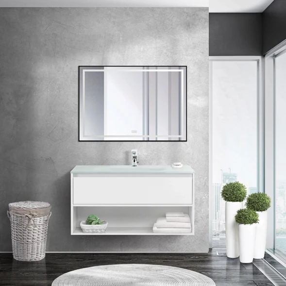 Тумба Bianco Opaco 100 см BelBagno Kraft KRAFT-1000-1C-SO-BO