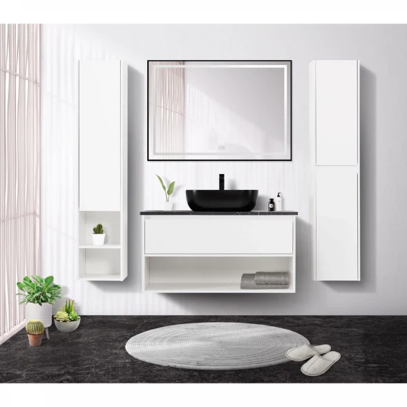Тумба Bianco Opaco 100 см BelBagno Kraft KRAFT-1000-1C-SO-BO