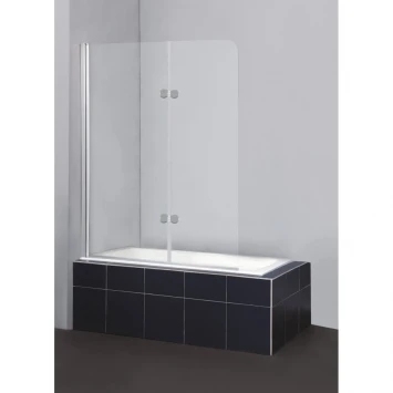 Шторка для ванны 120 см BelBagno Sela SELA-V-21-120/140-P-Cr-L текстурное стекло