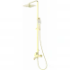Душевая система Wonzon &amp; Woghand Flex WW-88047072-BG 250 мм, со смесителем, золотой матовый