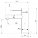 Смеситель для раковины Wonzon &amp; Woghand WW-H9089-BG золотой матовый