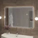 Зеркало 120x80 см Cezares Duet CZR-SPC-DUET-1200-800-LED-TCH