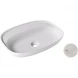 Раковина-чаша Alice Form Carrara 22460185N 60x45 см, накладная, белый мрамор