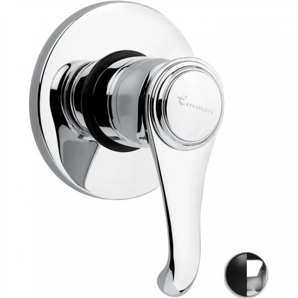 Смеситель для душа Emmevi Tiffany 6009/NC встраиваемый, хром/черный