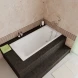 Ванна чугунная Delice Parallel DLR220505R-AS 170x70 см, с ручками, антискользящим покрытием, белый